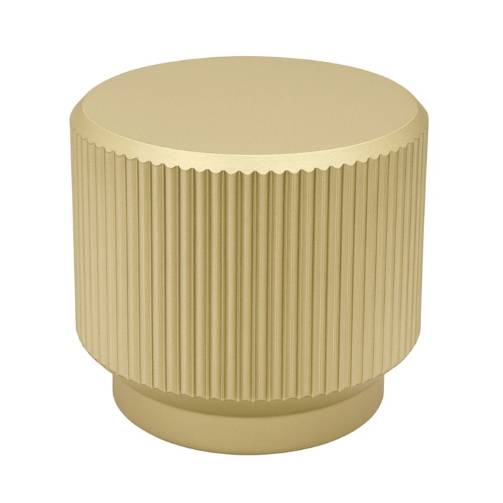 Buton pentru mobila Erol, finisaj alama satin CB, Ø:35 mm