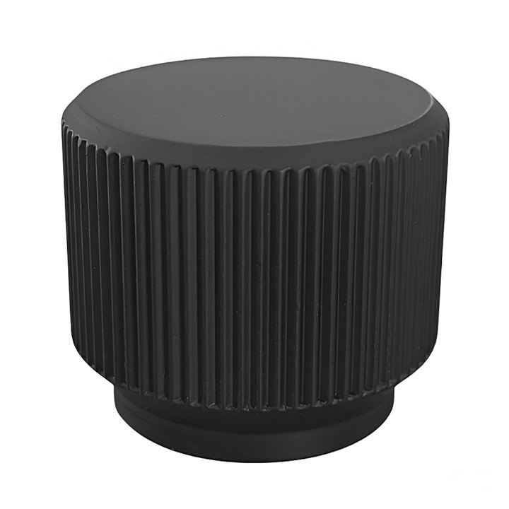 Buton pentru mobila Erol, finisaj negru mat CB, Ø:35 mm
