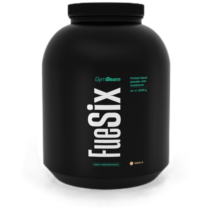 GymBeam FueSix fehérjekeverék, csokoládé, 2000 gramm