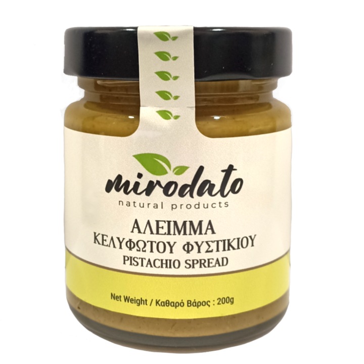 Crema tartinabila cu fistic 100% natural, MIRODATO, vegan, 200g