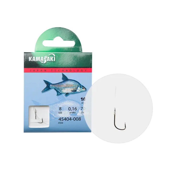 Carlige Kamasaki Sode BN Legate, 12 Buc, pentru Pescuit Pasnic