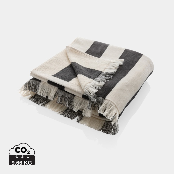 Prosop de plaja Ukiyo Yukari AWARE™ XL deluxe 100x180cm, Anthracite