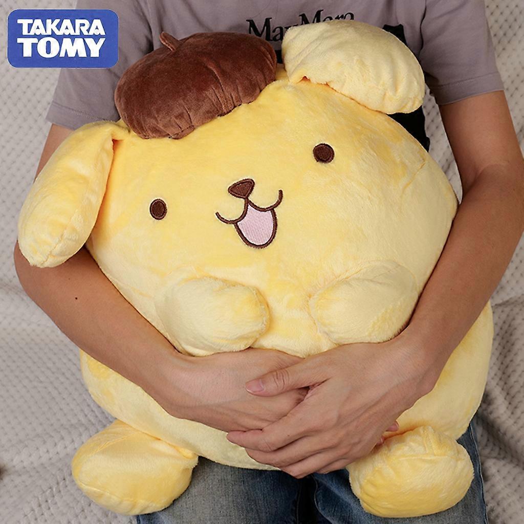Jucarie de plus PomPomPurin, 45cm, galben, bumbac - eMAG.ro