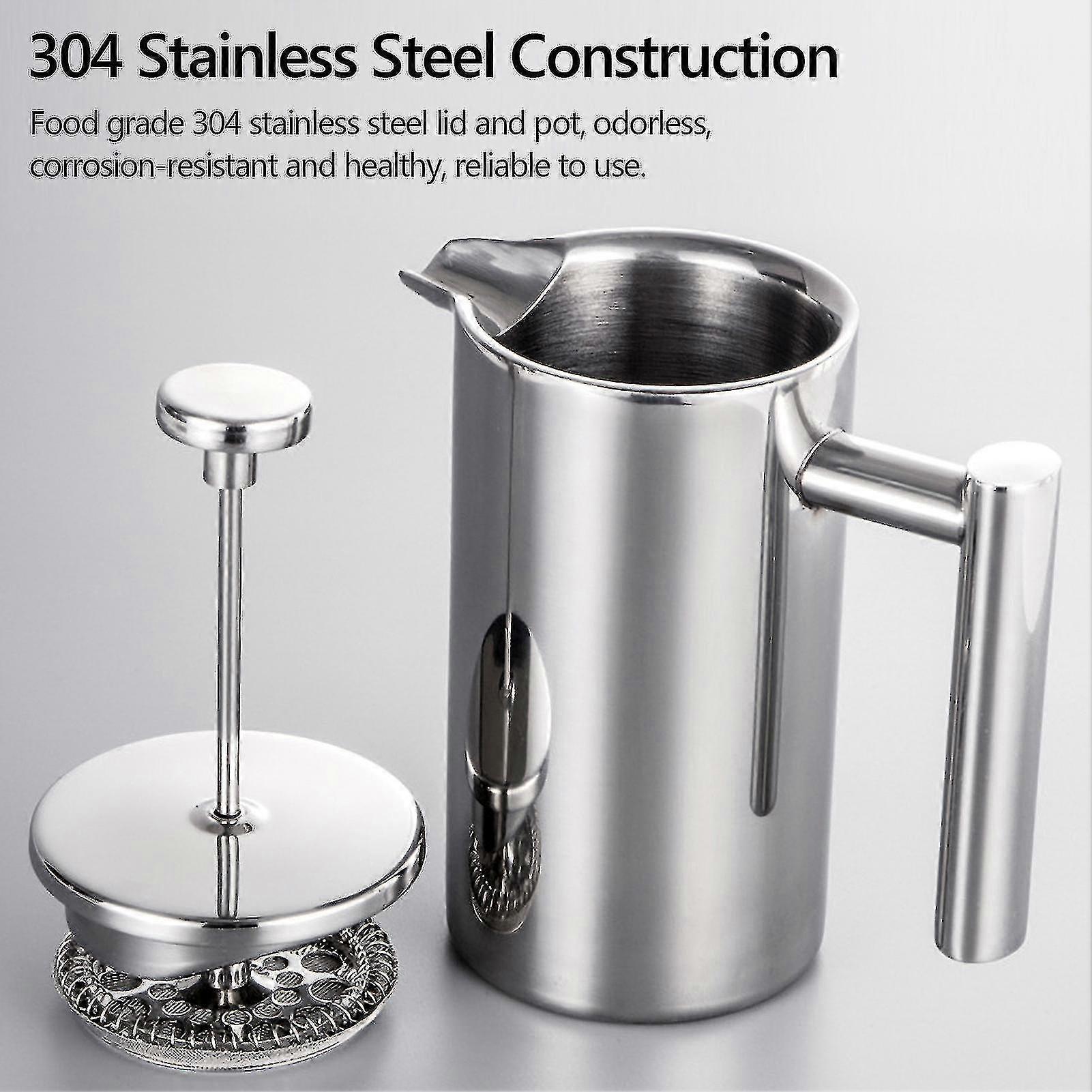 Cafetiera French Press otel inoxidabil dublu perete 800ml