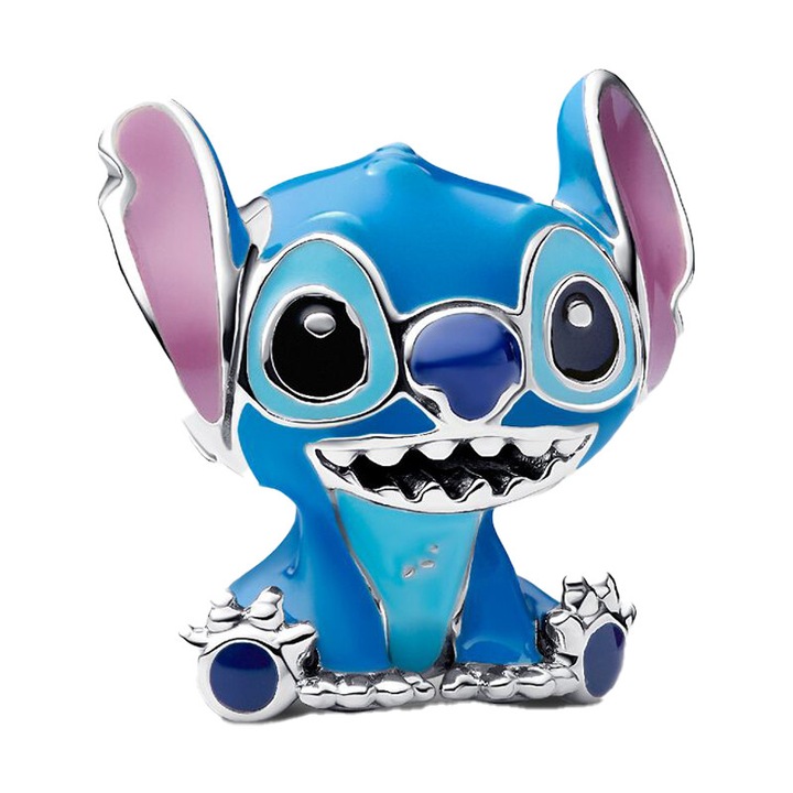 Talisman pentru bratara Stitch 925, Eclatiana®, Argint, Multicolor