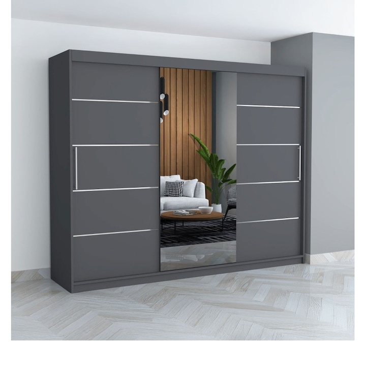 Dressing C03 Celamob Gri 250x200x60 cu usi glisante