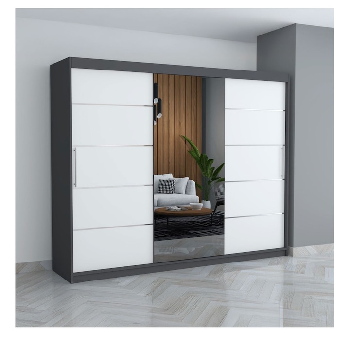 Dressing C01 Celamob Gri/Alb cu usi glisante 250/200/60