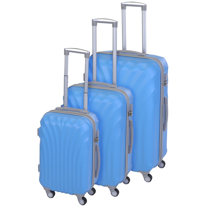 Set Troler ProWorld, ABS, 59 cm, 67 cm, 77 cm