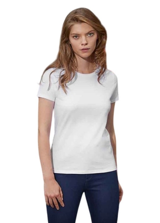 Tricou Maneca Scurta Dama Cu Decolteu La Baza Gatului, Alb