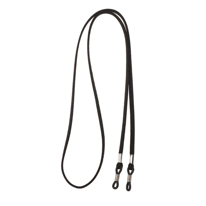 Snur pentru ochelari Ultimar, set 2 bucati, negru, 65cm