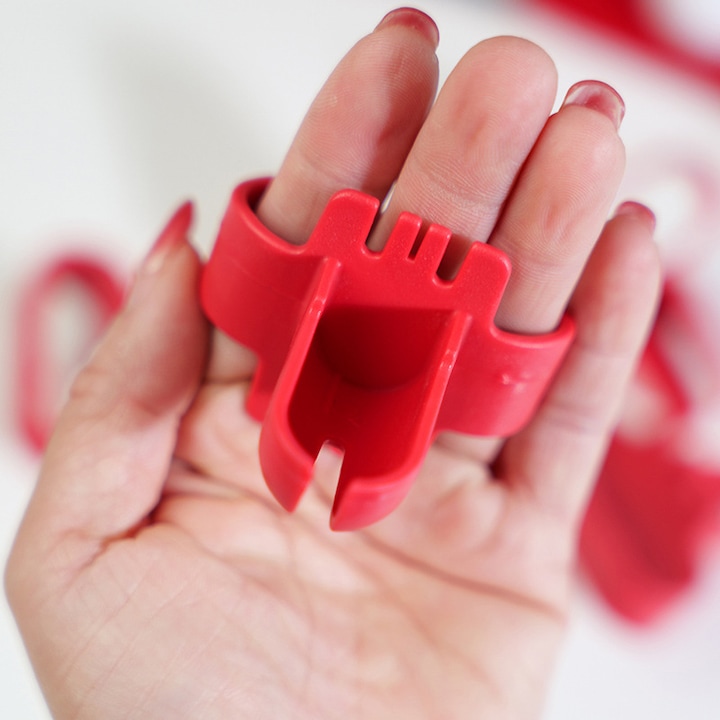 Accesoriu pentru petrecere, Ultimar, dispozitiv pentru legat baloane, rosu