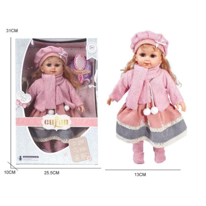 Sonne Erin játék gyerekbaba, gyönyörű ruhákkal és kiegészítőkkel