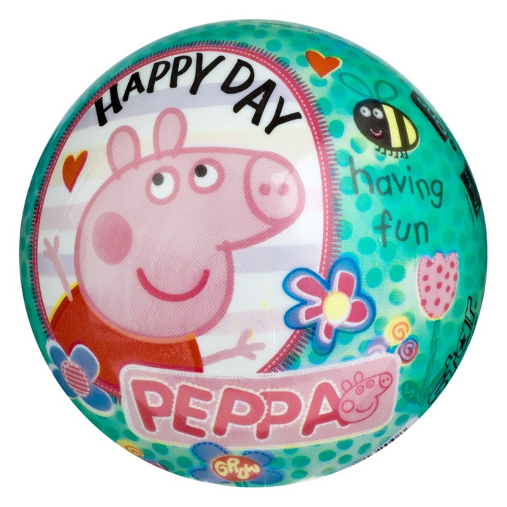 Peppa színes strandlabda 14 cm
