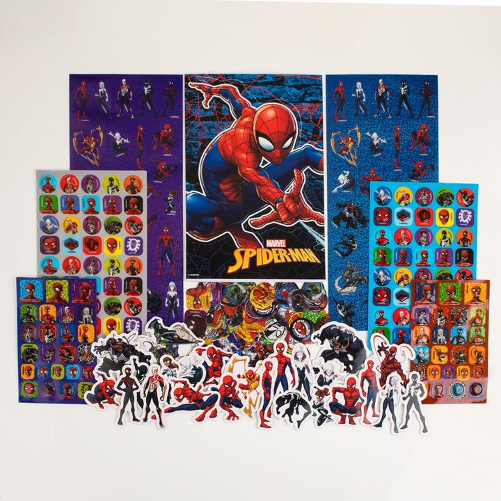 Matricakészlet és Pókember album - 500 db