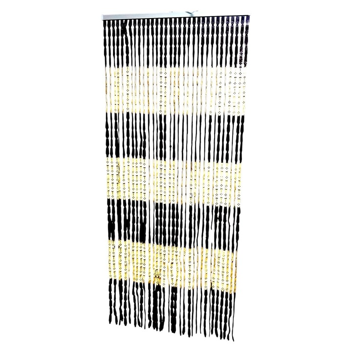 Perdea muste din plastic, cu bara de prindere, AVI®, 90 x 200 cm, AVI-4500