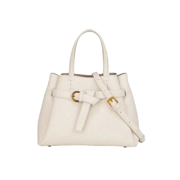 OEM Női táska, Ekobőr, 29x13x19 cm, Fehér