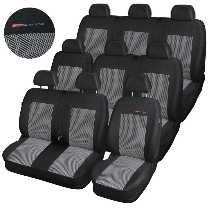 Autóhuzat szett Opel Vivaro és Renault Trafic 9 személyes, 2001-2014, Elegance, P2