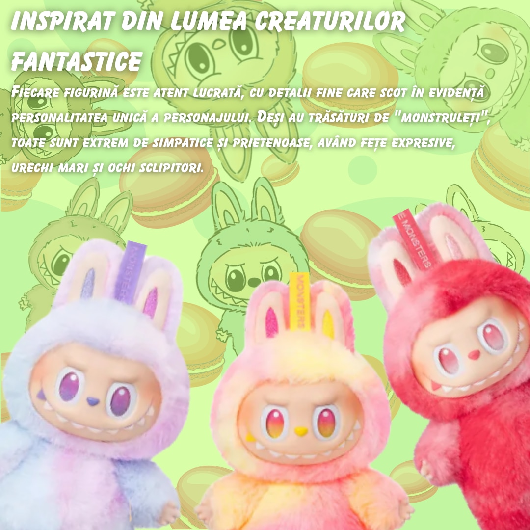 Jucărie de plus surpriza, Labubu, colecția Big Into Energy