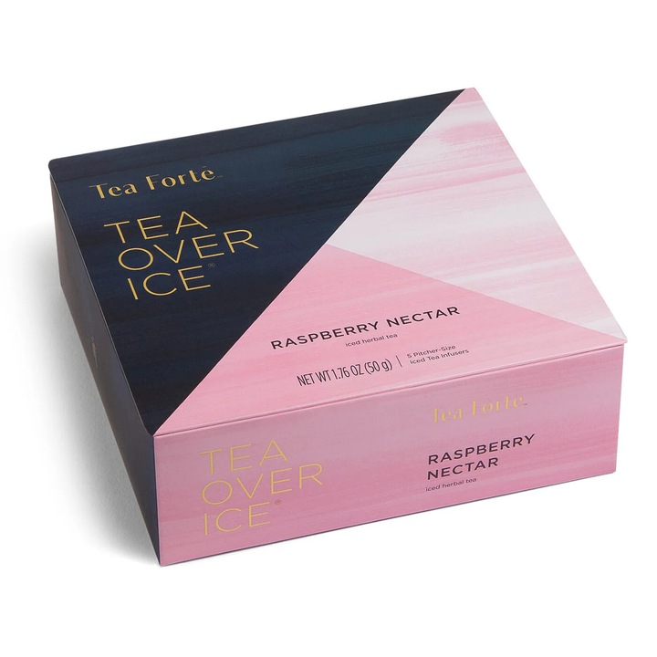 Ceai rece -Tea Over Ice Raspberry Nectar, Tea Forte- cutie cu 5 piramide