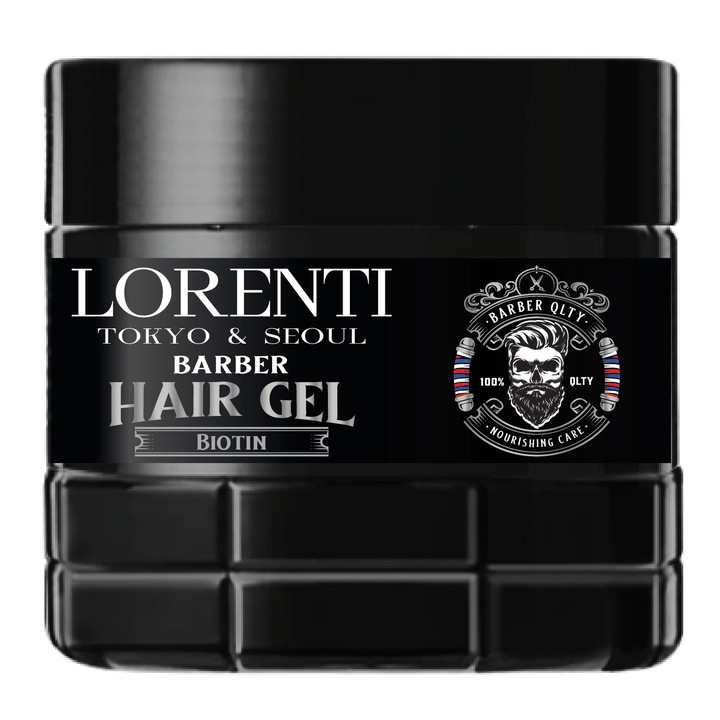 Гел за коса Lorenti 500 мл, силно задържане, мокър вид, лепкав ефект