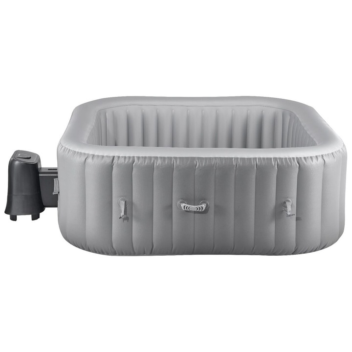 Надуваемо джакузи 1850 x 660 мм, PVC, максимална температура на водата 39°C, обем 1000 л, брой струи 130, 4 места, Квадратно