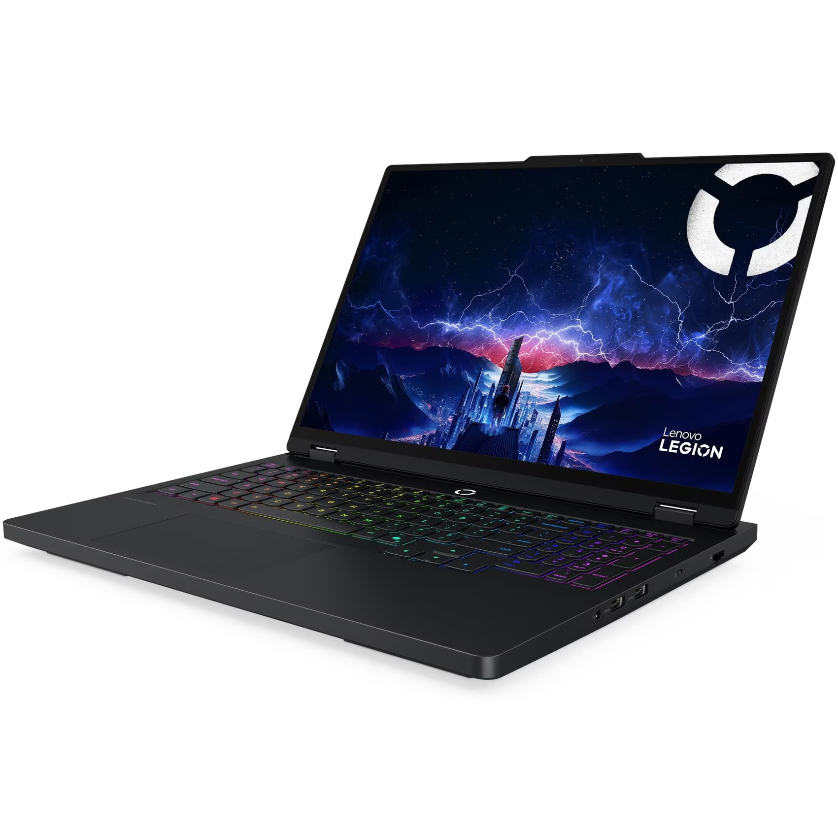 Laptop Gaming Lenovo Legion Pro 5 16IAX10 cu procesor Intel® Core Ultra 9 275HX pana la 5.4GHz, 16" WQXGA, OLED, 165Hz, 32GB, 1TB SSD, NVIDIA® GeForce RTX™ 5070 8GB GDDR7, NO OS, Eclipse Black, 3y on-site Premium Care