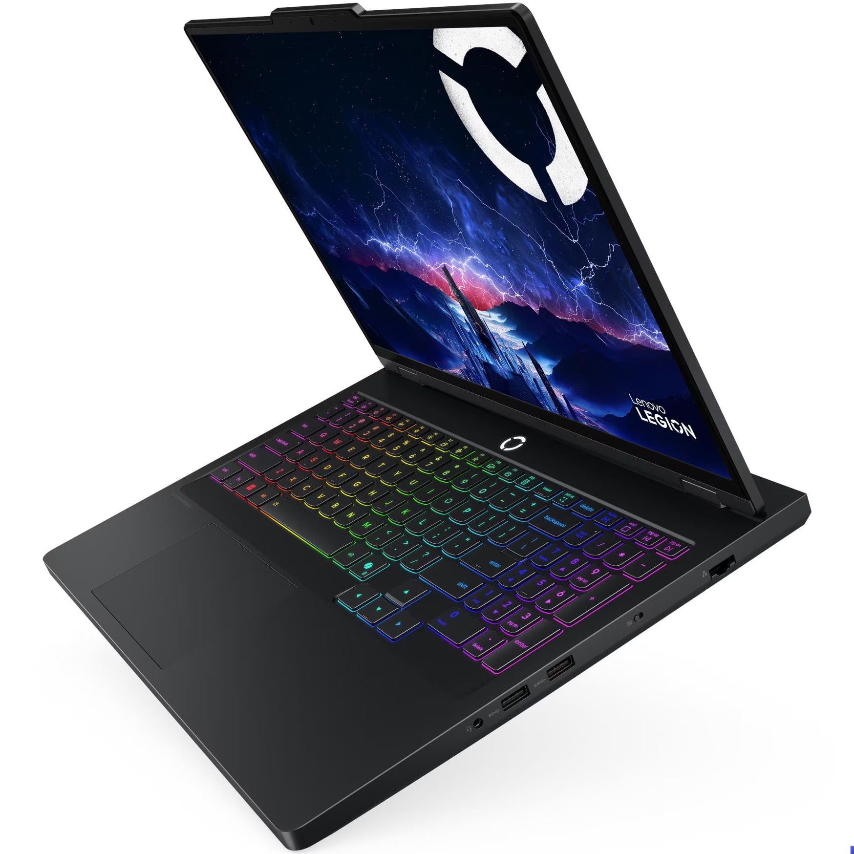 Laptop Gaming Lenovo Legion Pro 5 16IAX10 cu procesor Intel® Core Ultra 9 275HX pana la 5.4GHz, 16" WQXGA, OLED, 165Hz, 32GB, 1TB SSD, NVIDIA® GeForce RTX™ 5070 8GB GDDR7, NO OS, Eclipse Black, 3y on-site Premium Care
