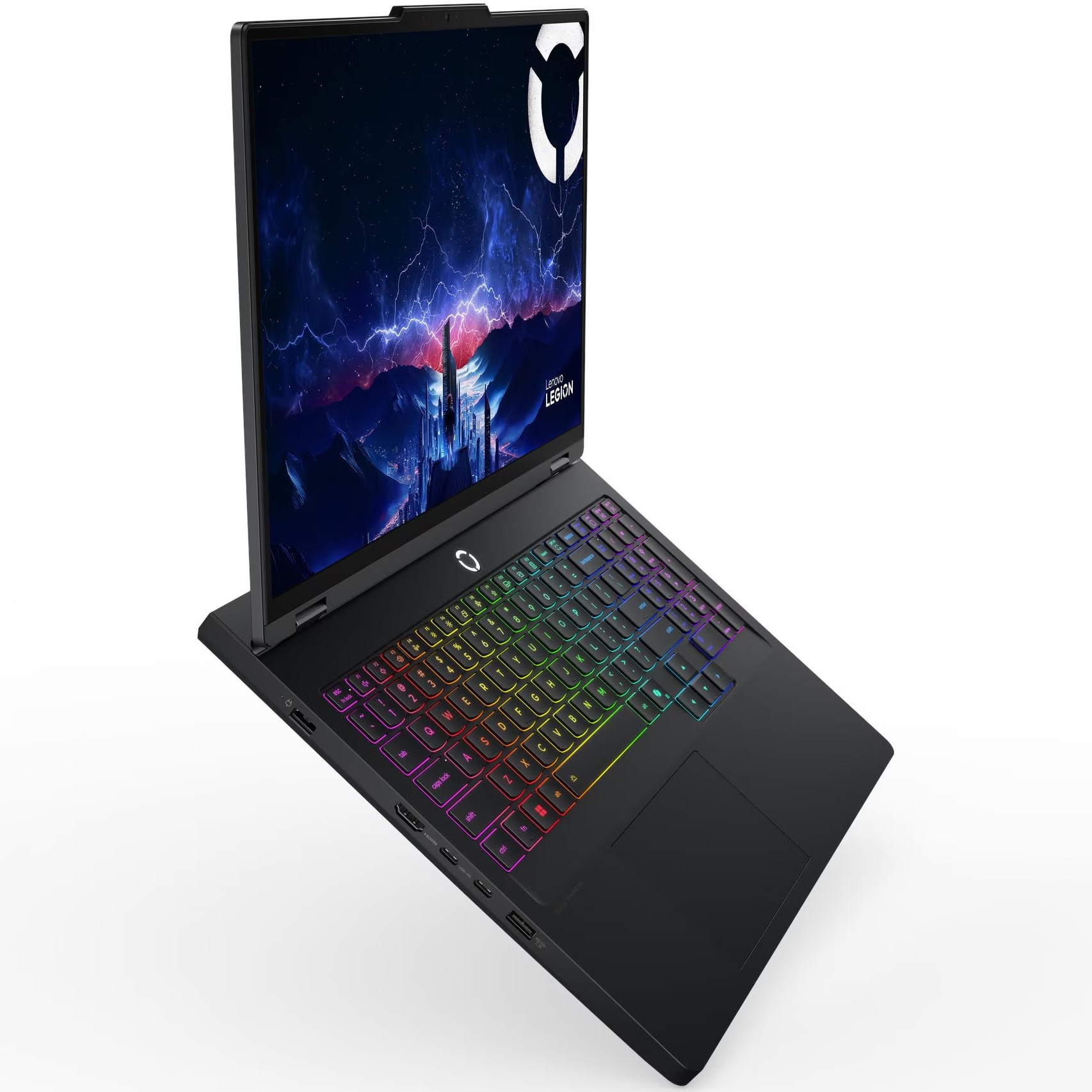 Laptop Gaming Lenovo Legion Pro 5 16IAX10 cu procesor Intel® Core Ultra 9 275HX pana la 5.4GHz, 16" WQXGA, OLED, 165Hz, 32GB, 1TB SSD, NVIDIA® GeForce RTX™ 5070 8GB GDDR7, NO OS, Eclipse Black, 3y on-site Premium Care