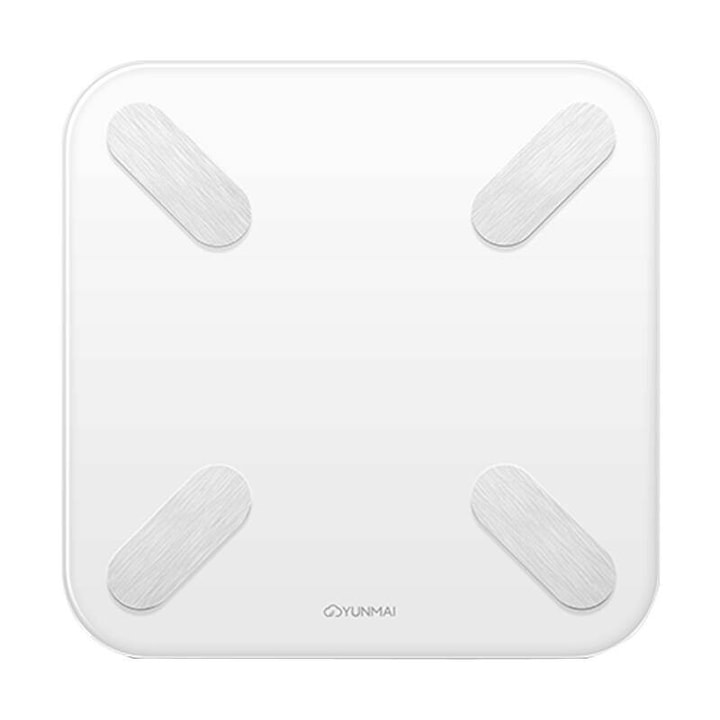 Yunmai X интелигентна телесна везна, Bluetooth 4.0, 1000 mAh, бяла