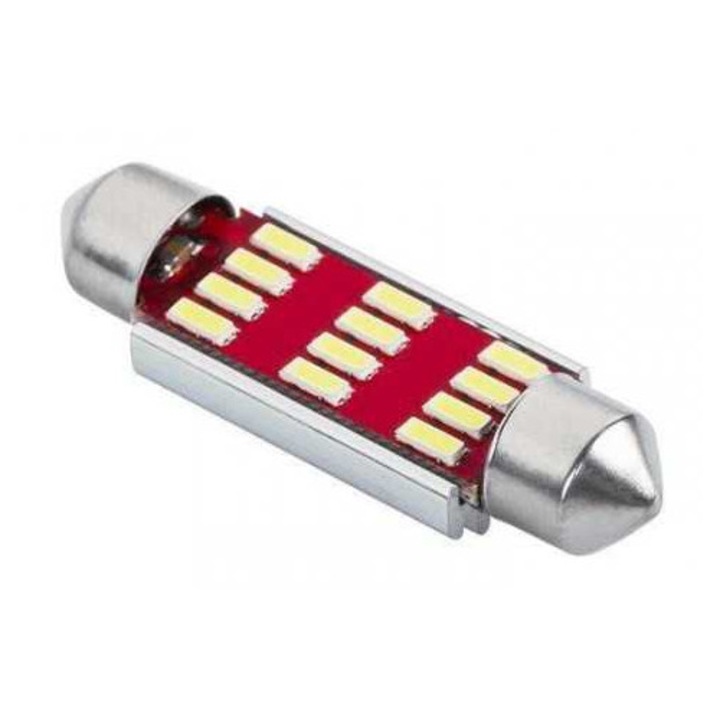 Bec auto LED T11x41 SV8.5 1.35W 90lm alb rece