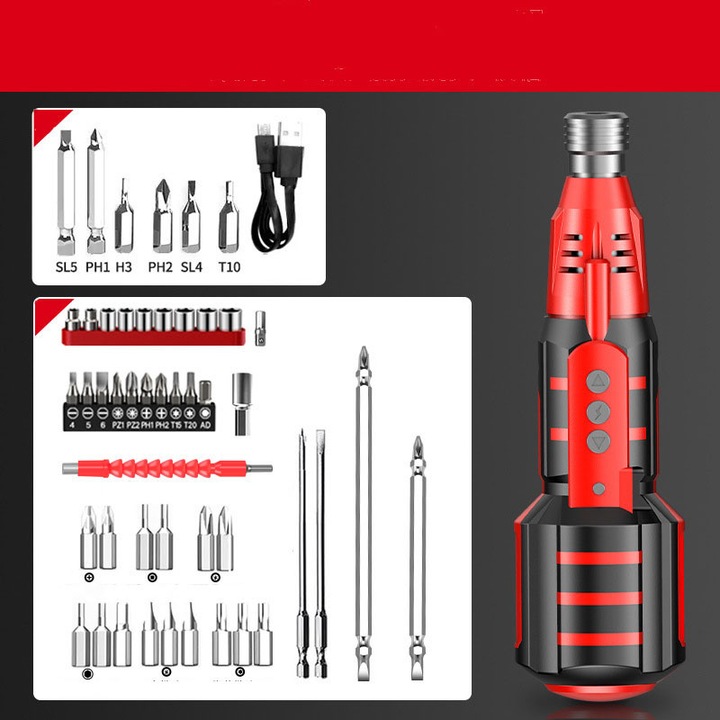 Enforose LED elektromos csavarhúzó készlet
