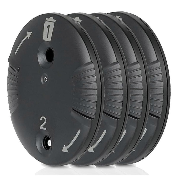 Filtre de ceara pentru aparate auditive, 4 bucati, protectie impotriva umezelii si murdariei, negru