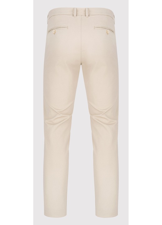 Pantaloni casual Pako Lorente, bej, croi clasic, picioare drepte, bumbac, W30-L32 US