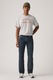 Levi's, Blugi relaxed fit cu croiala dreapta 555, Albastru inchis