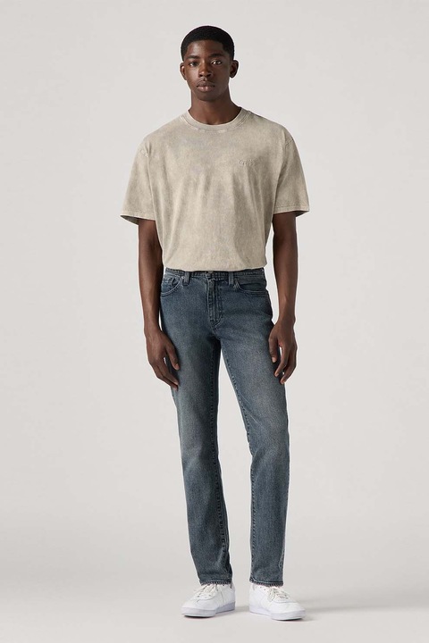 Levi's, Blugi slim fit cu talie medie 511™, Albastru prafuit, W34-L32
