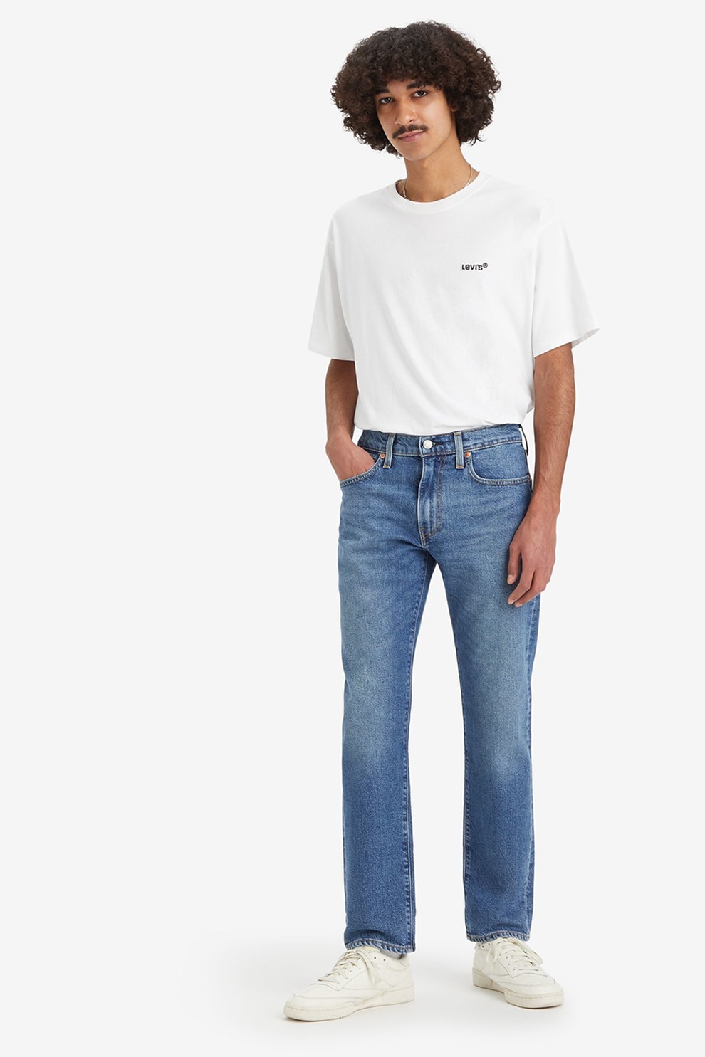 Levi's, Blugi conici 502™, Albastru glaciar, W33-L32