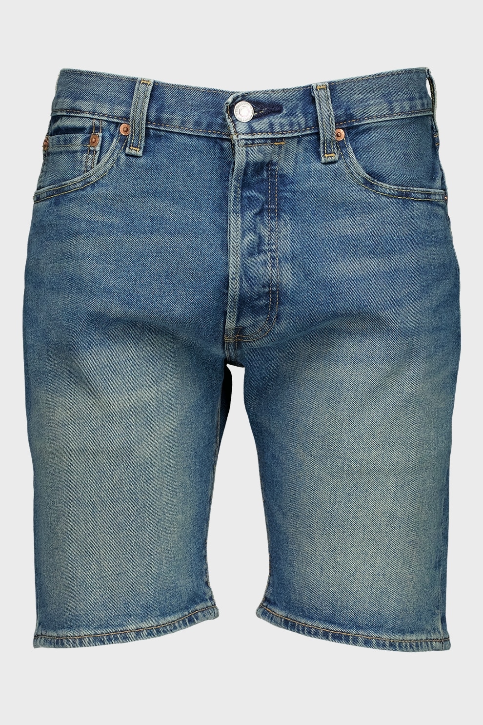 Levi's, Bermude din denim 501®, Albastru pastel, 34