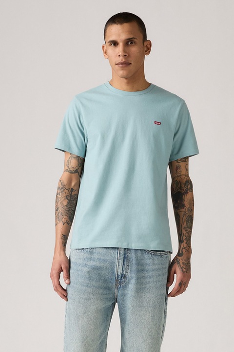 Levi's, Kerek nyakú póló, Piros, Jégkék, XL