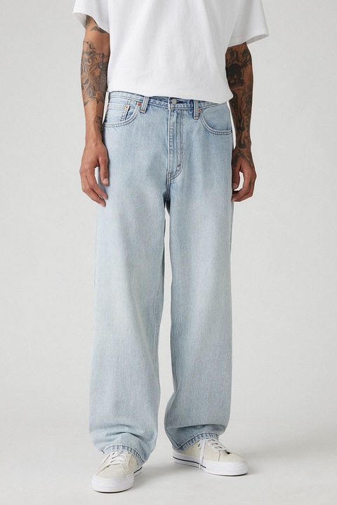 Levi's, Blugi relaxed fit Youth, Albastru pal