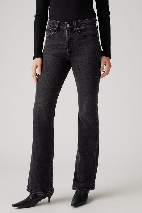 Levi's, Blugi bootcut Wedgie, Negru stins