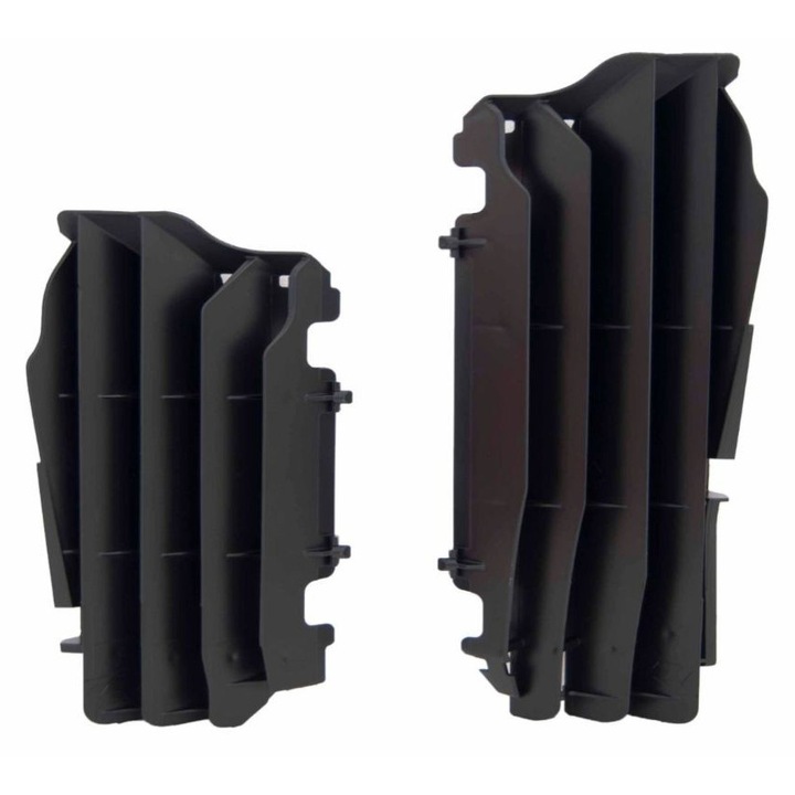 Accesorii ATV - moto, RaceTech, set protectii radiator, negru, pentru Kawasaki KXF 250 '21-'23, KXF 450 '16-'23, KX 250XC/450XC '21-'23