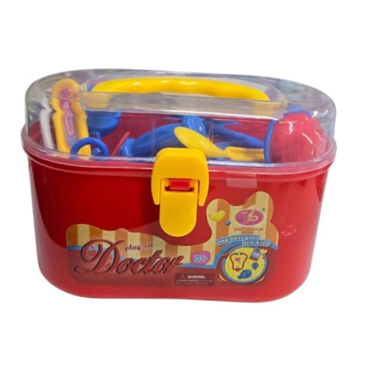 Set joaca in gentuta pentru micii doctori, 10 piese