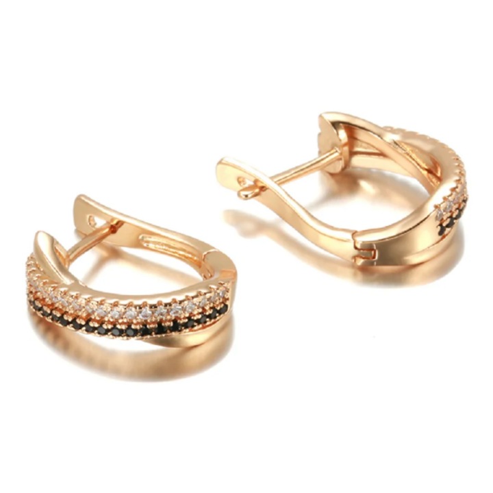 Обеци Diora "Кралски кръст", сребро