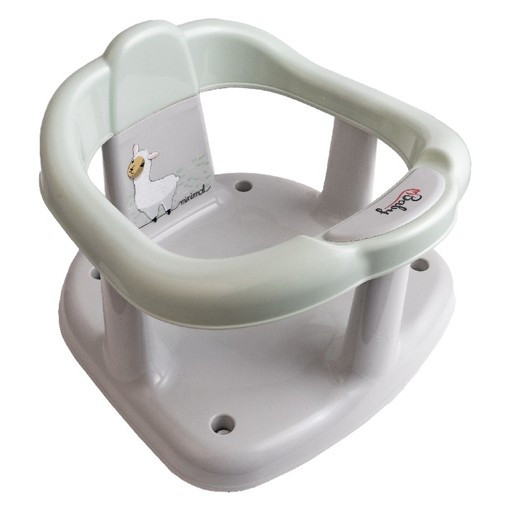 Scaun de baie pentru bebelusi Maltex, model Lama, insertie verde