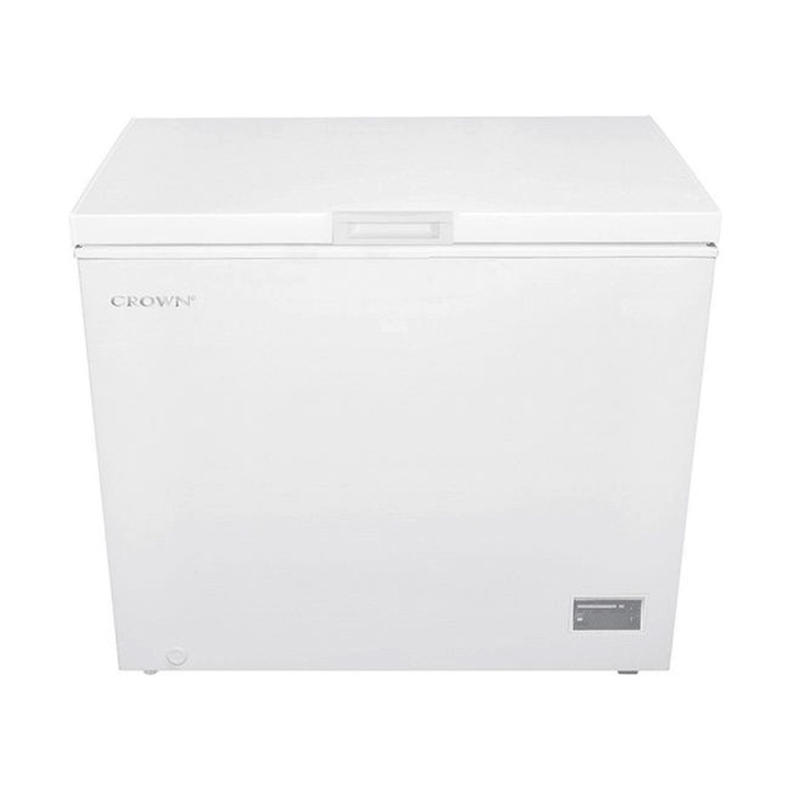 Lada frigorifica Crown CHF291 E, Autonomie 12 ore, Dezghetare manuala, Compresor inverter, 40 dB, 227 kWh/an, 287 l, Clasa E, Alba