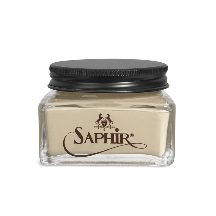 Крем за обувки Saphir Medaille d'Or 1925, подхранващ, бежов, 75 мл