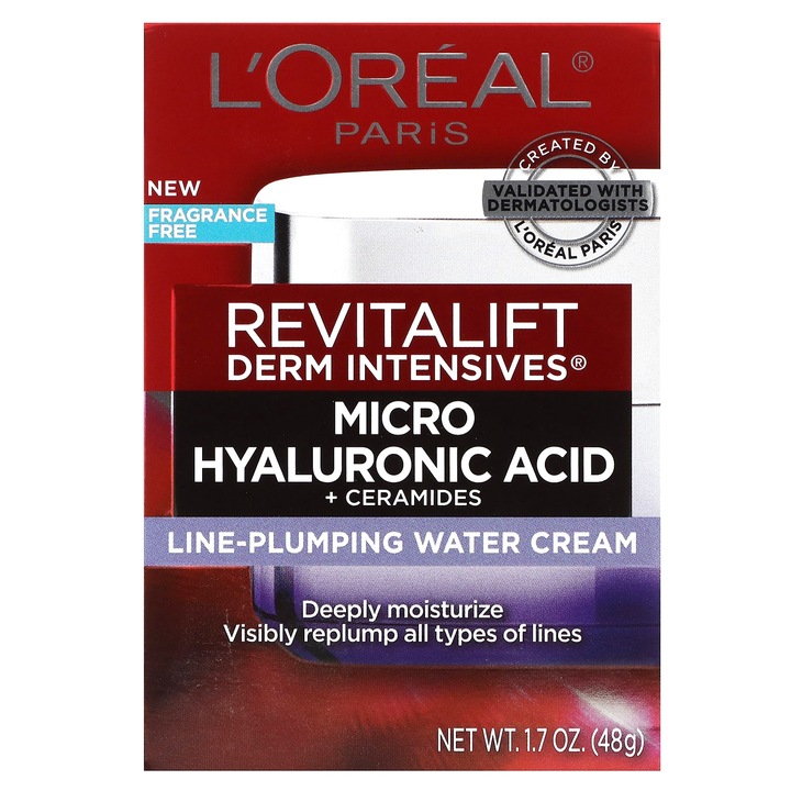 L'Oreal Paris arckrém hialuronsavval és ceramidokkal, 48g