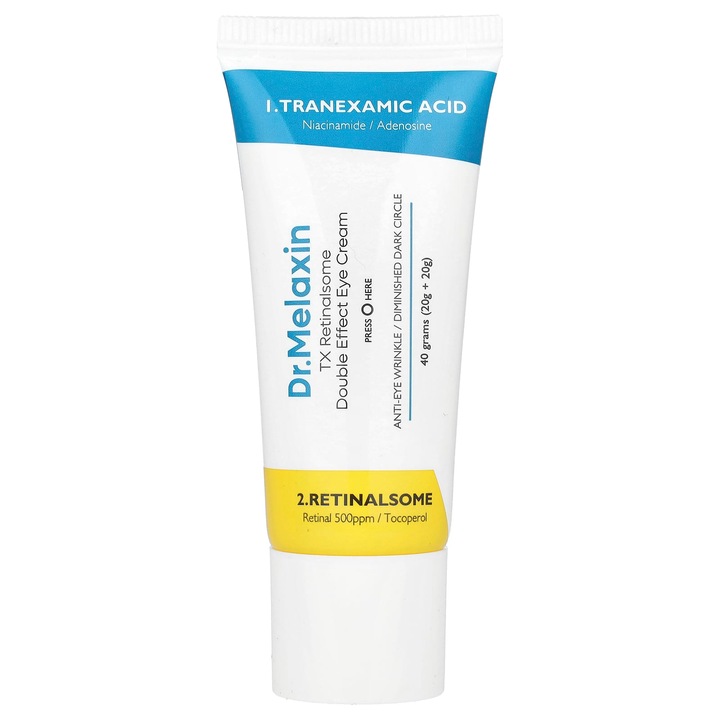 Crema de ochi Dr.Melaxin TX Retinalsome, 40 g, niacinamida, acid tranexsamic, pentru ten mixt, pentru femei
