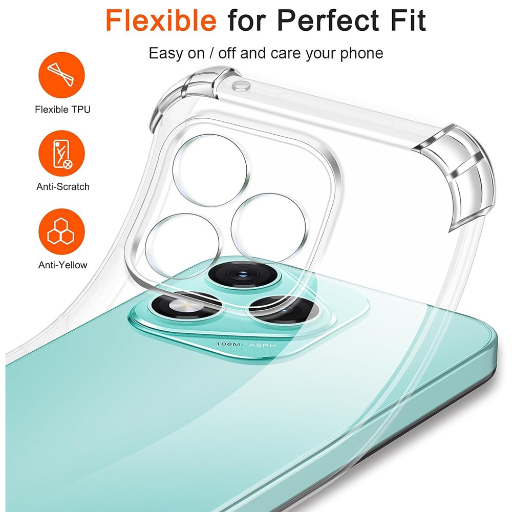 Husa pentru Honor X8d Slim Anti-Shock 1.5mm reinforced 4 corners, transparenta