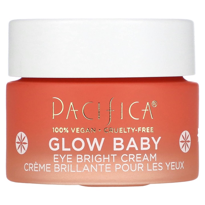 Pacifica Glow Baby ragyogást fokozó szemkörnyékápoló krém, illatmentes, 15 ml